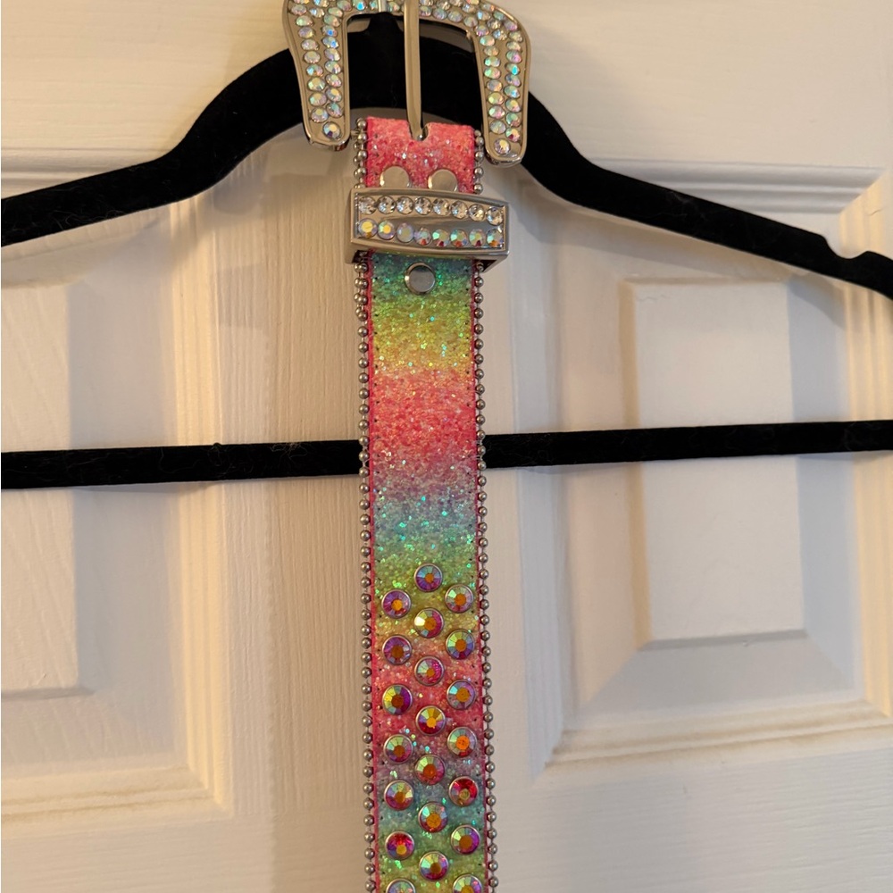 Multicolor Rhinestone Belt